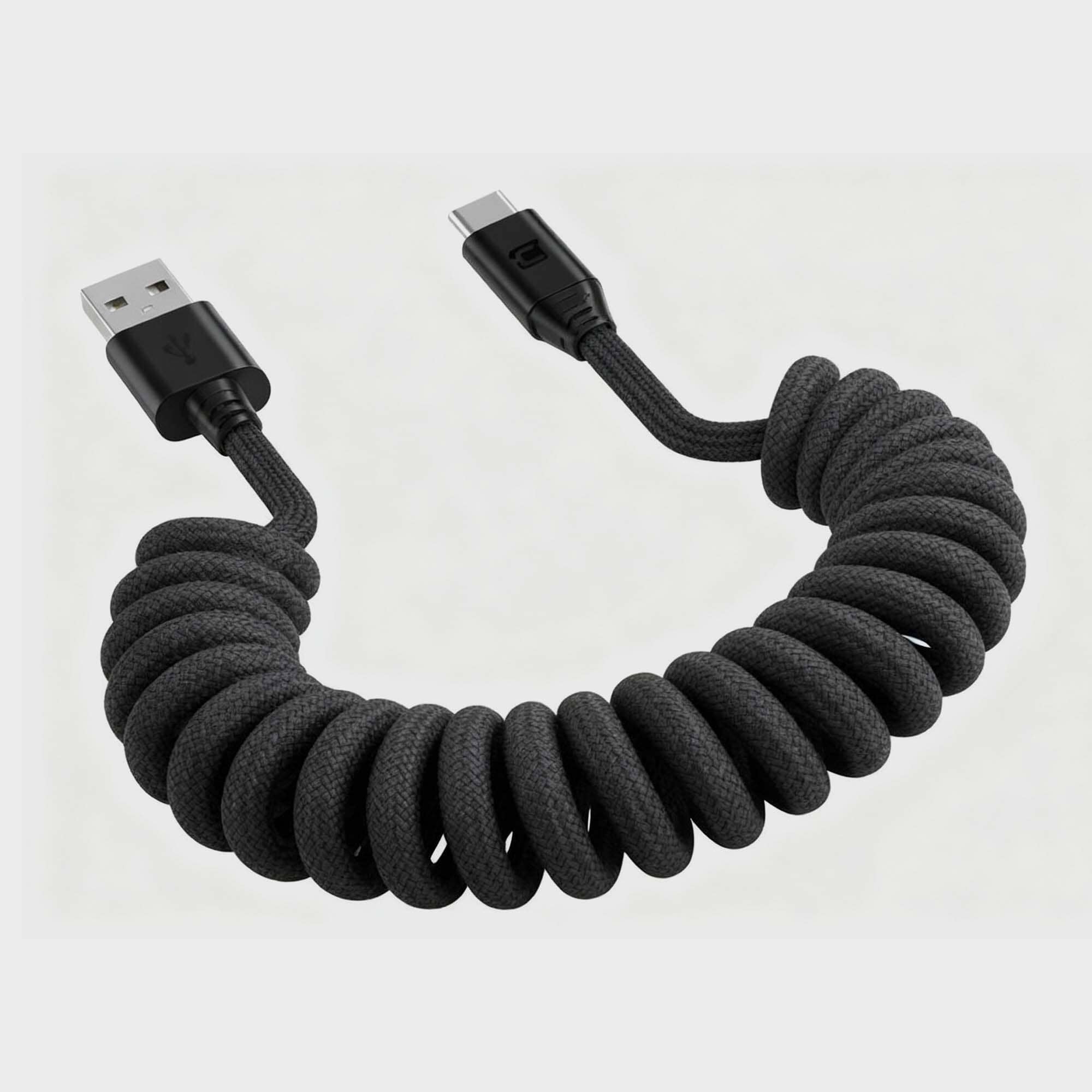Road Ready Coil Cord (USB-A to USB-C)