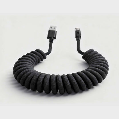 Road Ready Coil Cord (USB-A to Lightning)