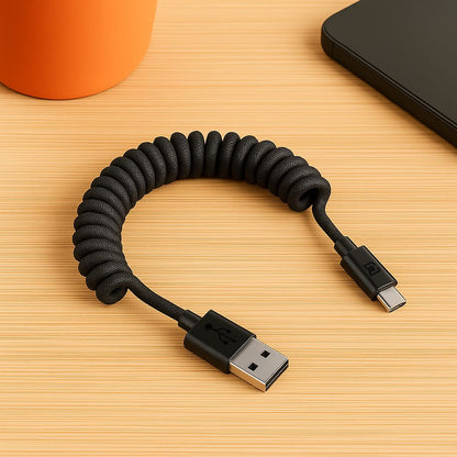 Road Ready Coil Cord (USB-A to USB-C)