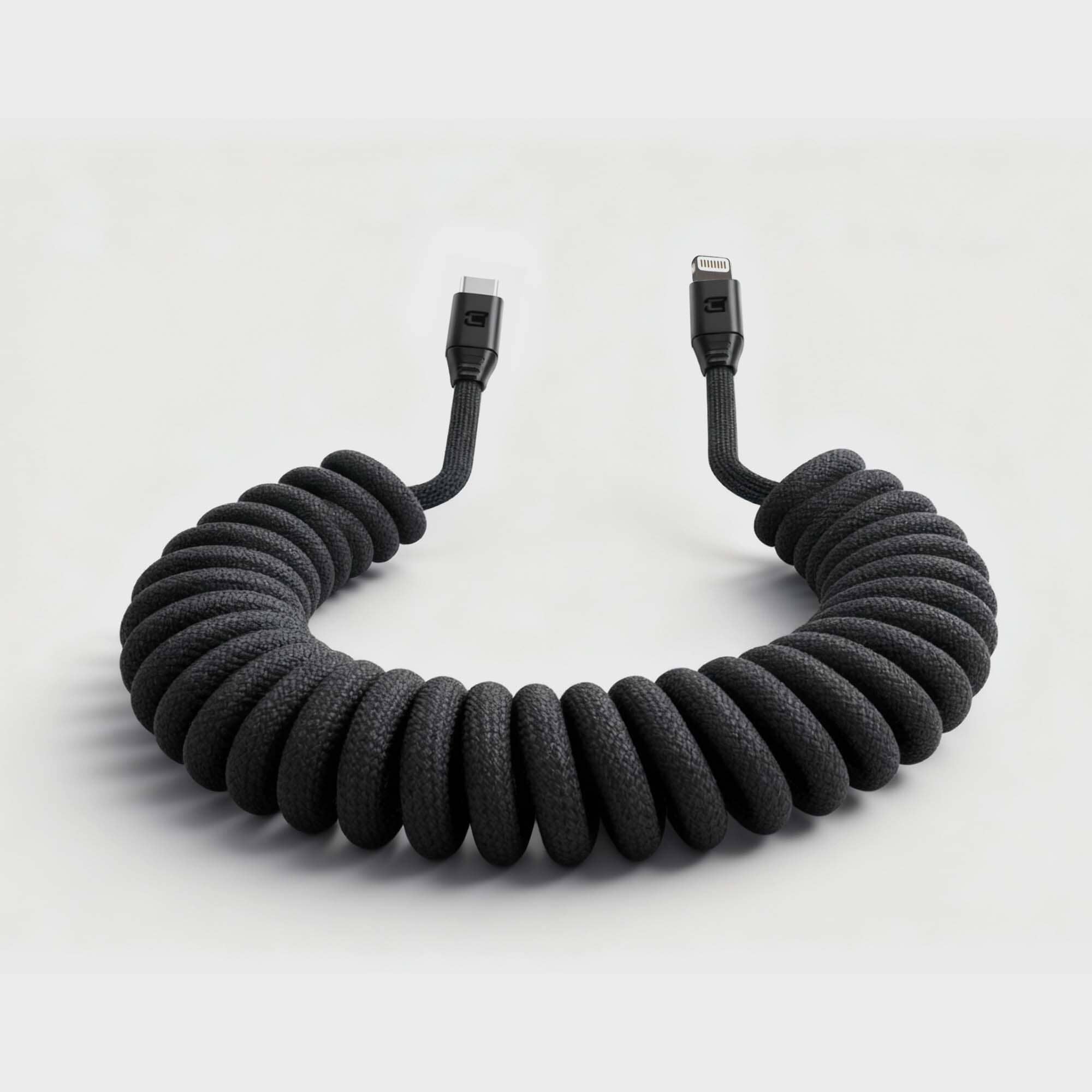 Road Ready Coil Cord (USB-C to Lightning)