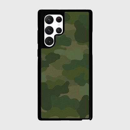 Green Samsung Galaxy S22 Ultra Camo Case