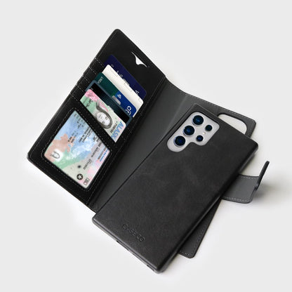 Samsung Galaxy S25 Ultra Leather Wallet Case With MagSafe | RFID Blocking + 5 Card Slots