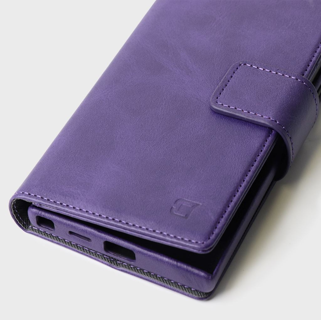 Samsung Galaxy S25 Ultra Leather Wallet Case With MagSafe | RFID Blocking + 5 Card Slots