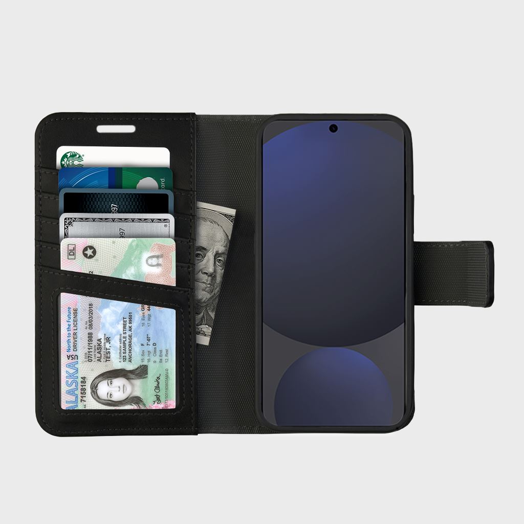 Samsung Galaxy S24 FE RFID Blocking Wallet Case With MagSafe And 5 Card Slots