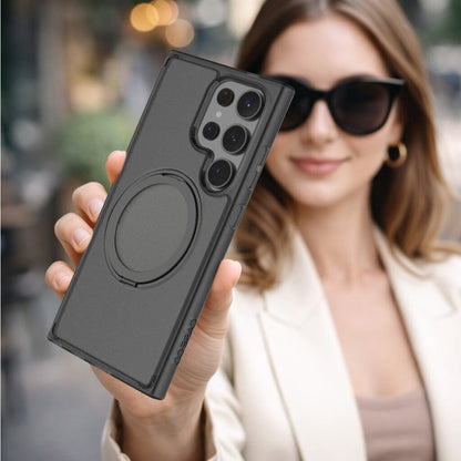 Samsung Galaxy S26 Ultra Hybrid Case With Built-in MagSafe Ring Holder