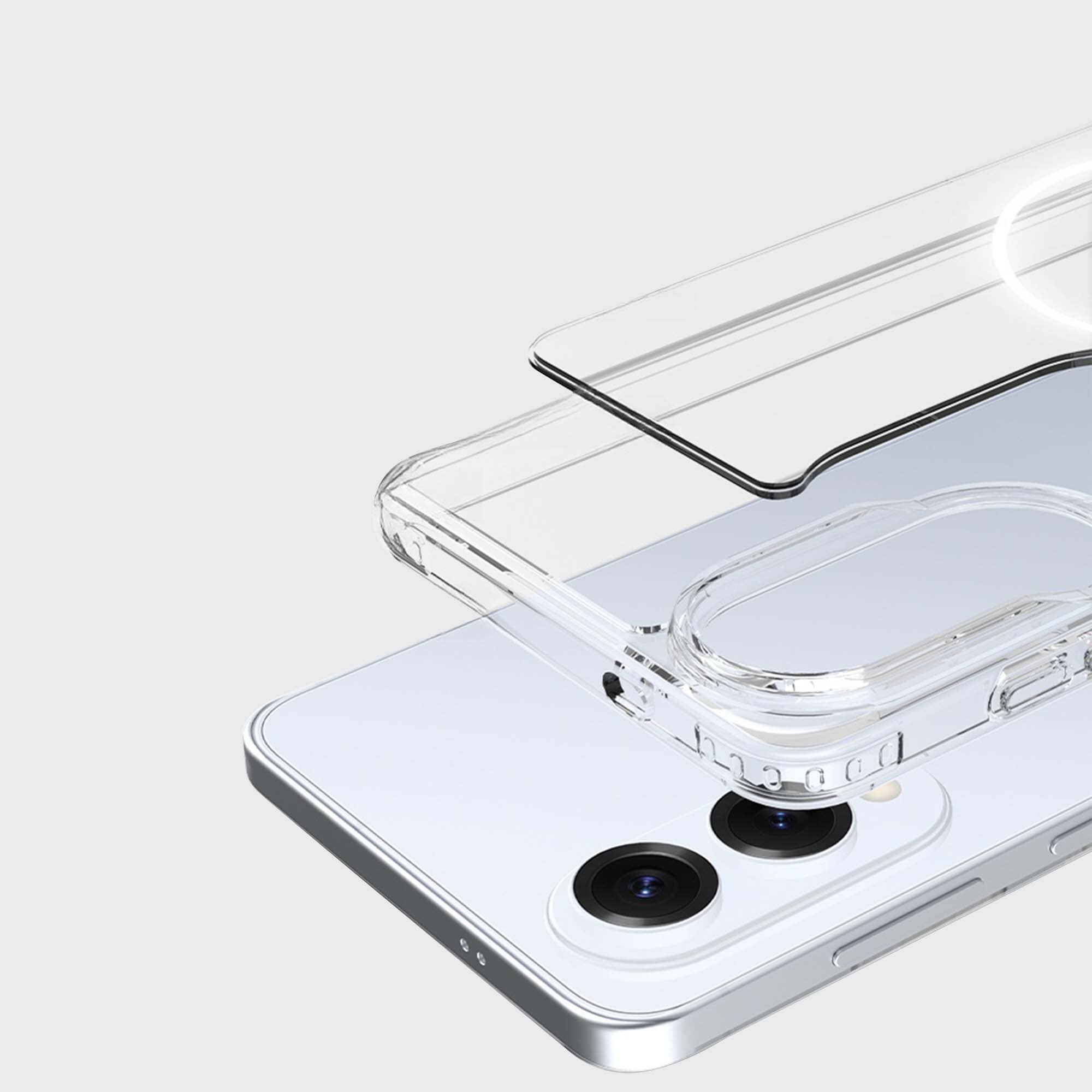 Samsung Galaxy S25 Edge Clear Case with MagSafe
