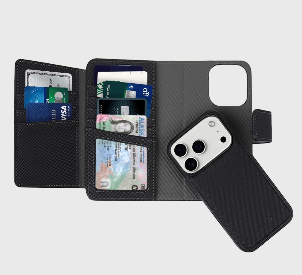 iPhone 17 Pro Max Leather Wallet Case With MagSafe - Sunset Blvd