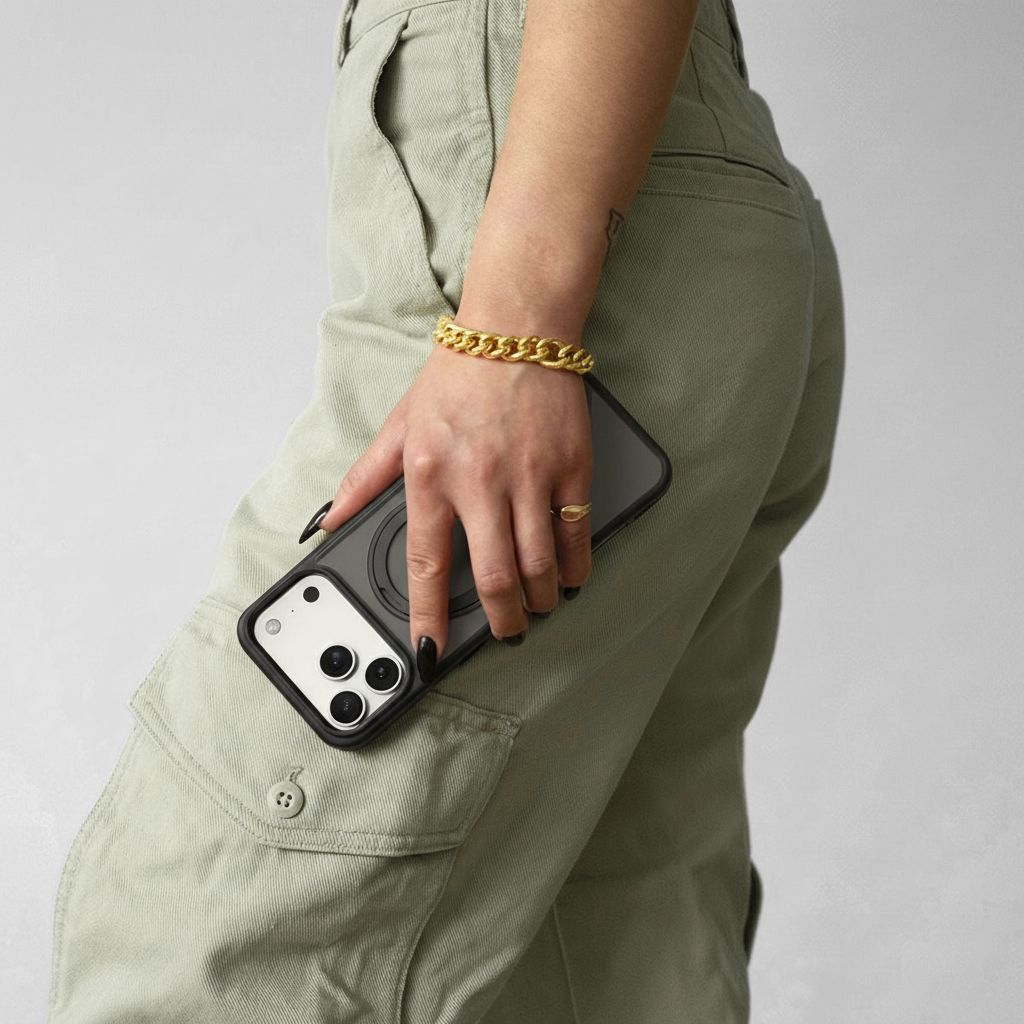 iPhone 17 Pro Max Frost Case with 360 MagSafe Kickstand