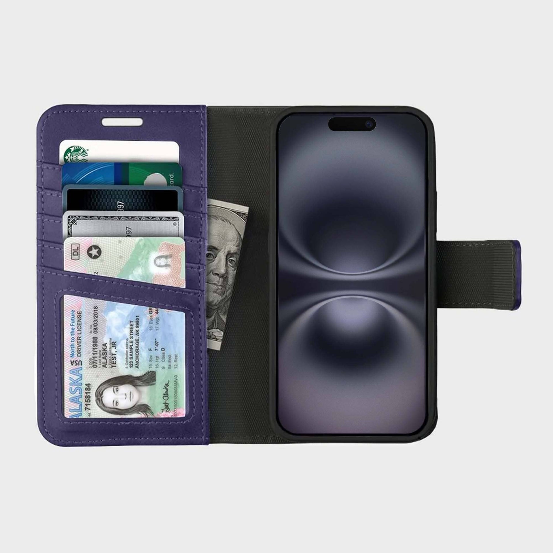 iPhone 16 Wallet Case with MagSafe – 5th Ave Vegan Leather Folio – Caseco Inc iPhone 16 Wallet Case with MagSafe – 5th Ave Vegan Leather Folio – Caseco Inc