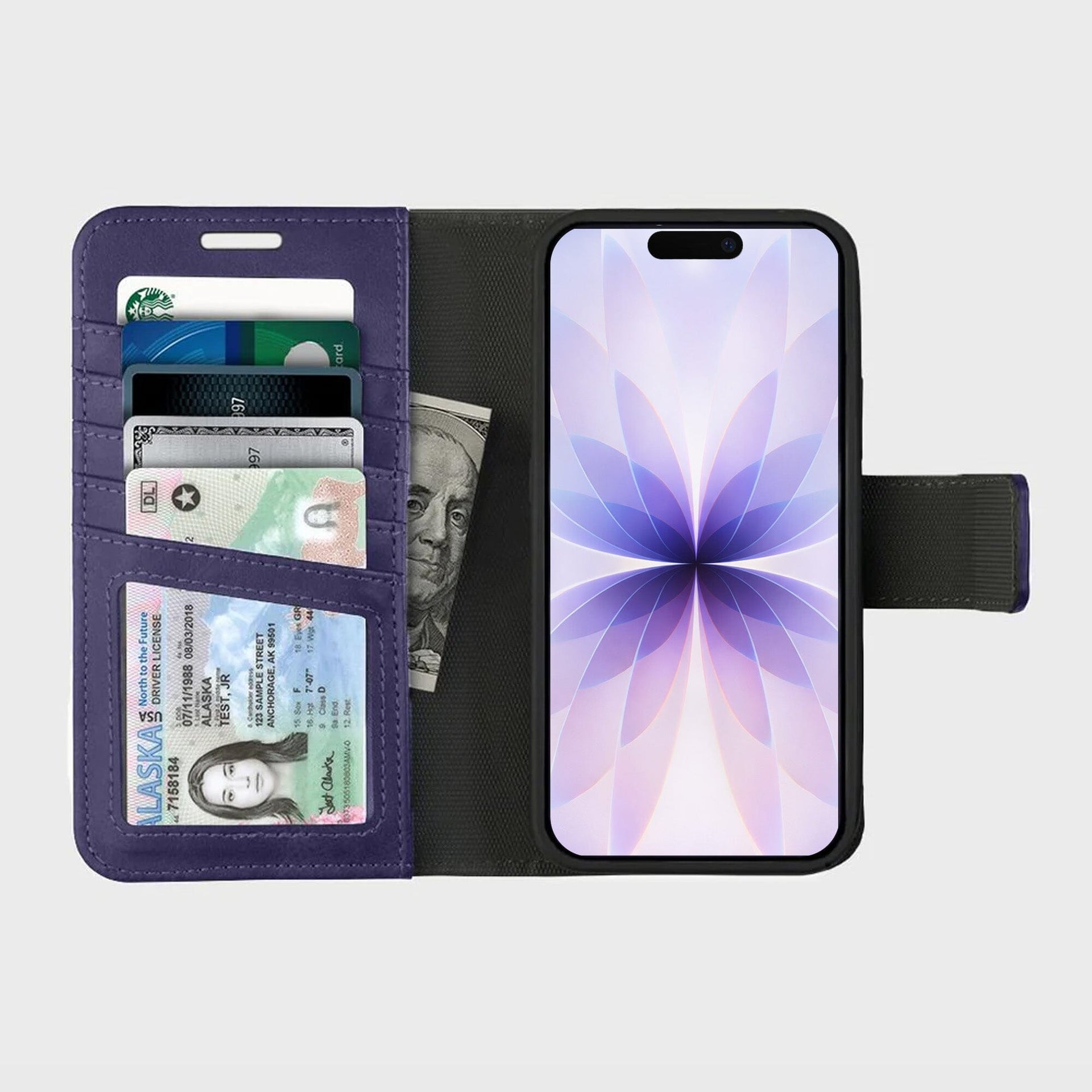 iPhone 17 Wallet Case with MagSafe – 5th Ave Vegan Leather Folio – Caseco  Inc