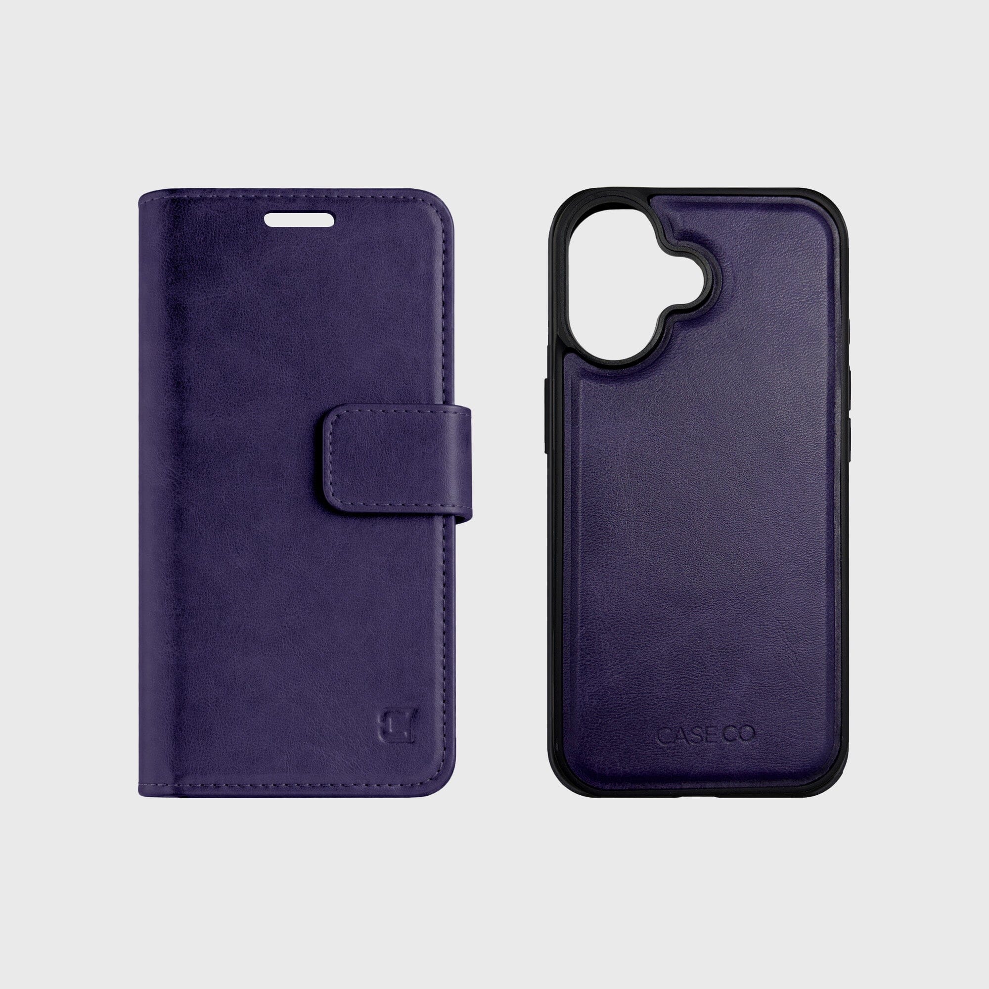 iPhone 17 Wallet Case with MagSafe – 5th Ave Vegan Leather Folio
