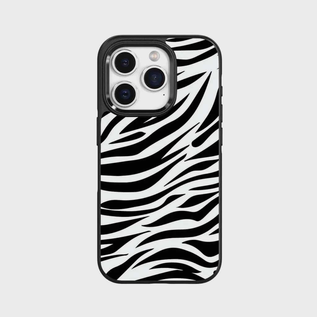 iPhone 15 Pro Case With MagSafe - Zebra