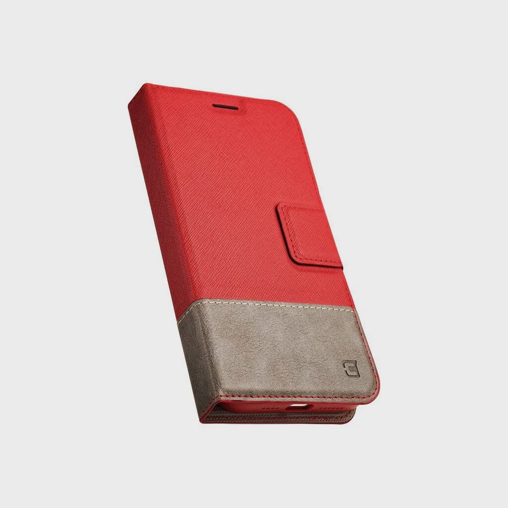 iPhone 12 Wallet Phone Case - Broadway, Red