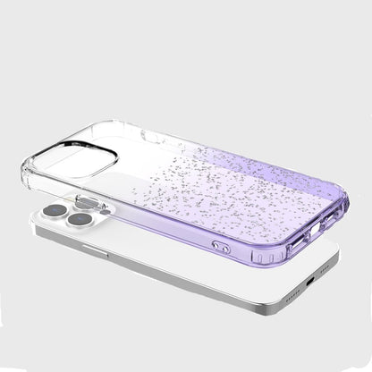 iPhone 11 Pro Max Clear Case - Sparkle Glitter Design