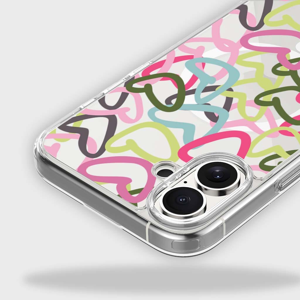 iPhone 16 Clear Case - Graffiti Design