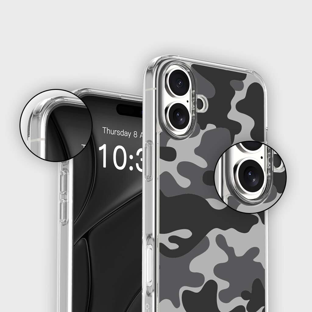 iPhone 16 Case With MagSafe - Black Camo