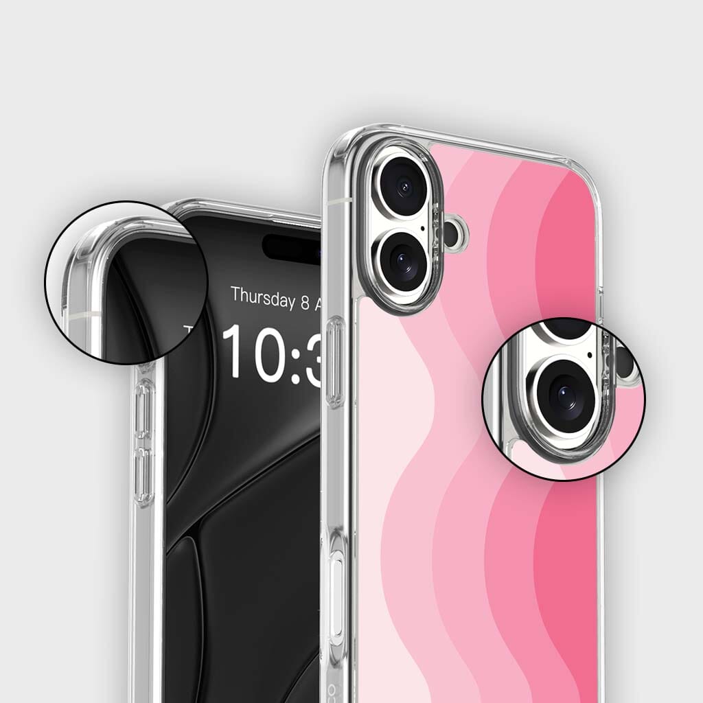 MagSafe iPhone 16 Pink Wave Case