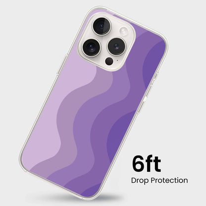iPhone 15 Pro Max Case With MagSafe - Purple Wave