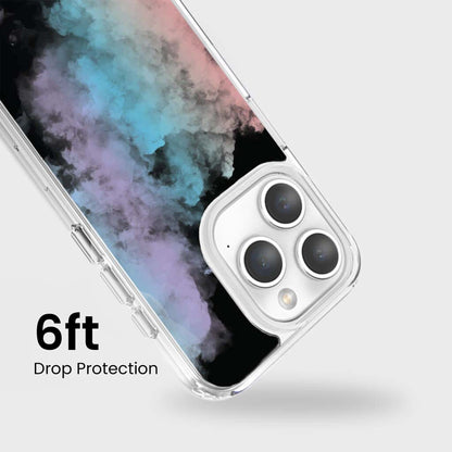 iPhone 15 Pro Case With MagSafe - Rainbow Cloud