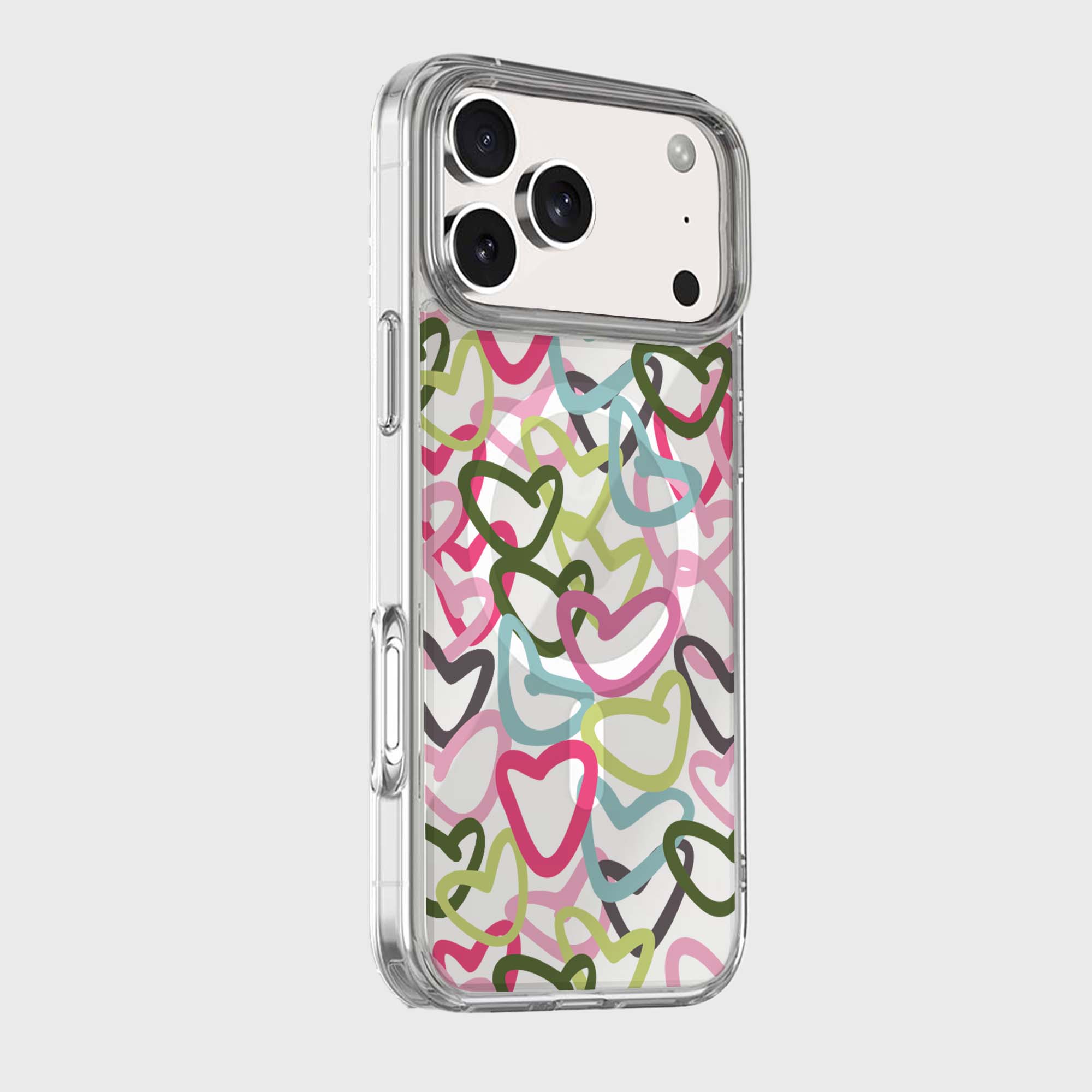 iPhone 17 Pro Clear Case - Graffiti Design