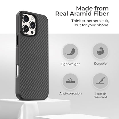 iPhone 16 Pro Max Aramid Fiber Military-Grade Protective Case