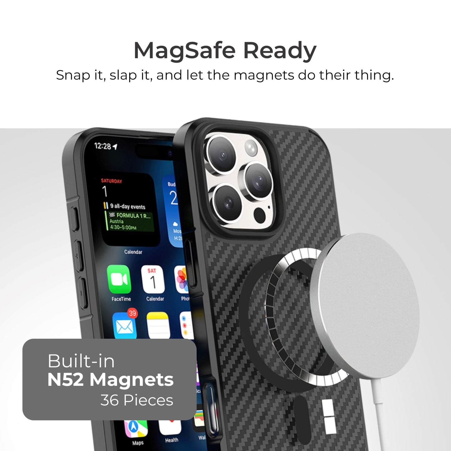 iPhone 16 Pro Max Aramid Fiber Military-Grade Protective Case