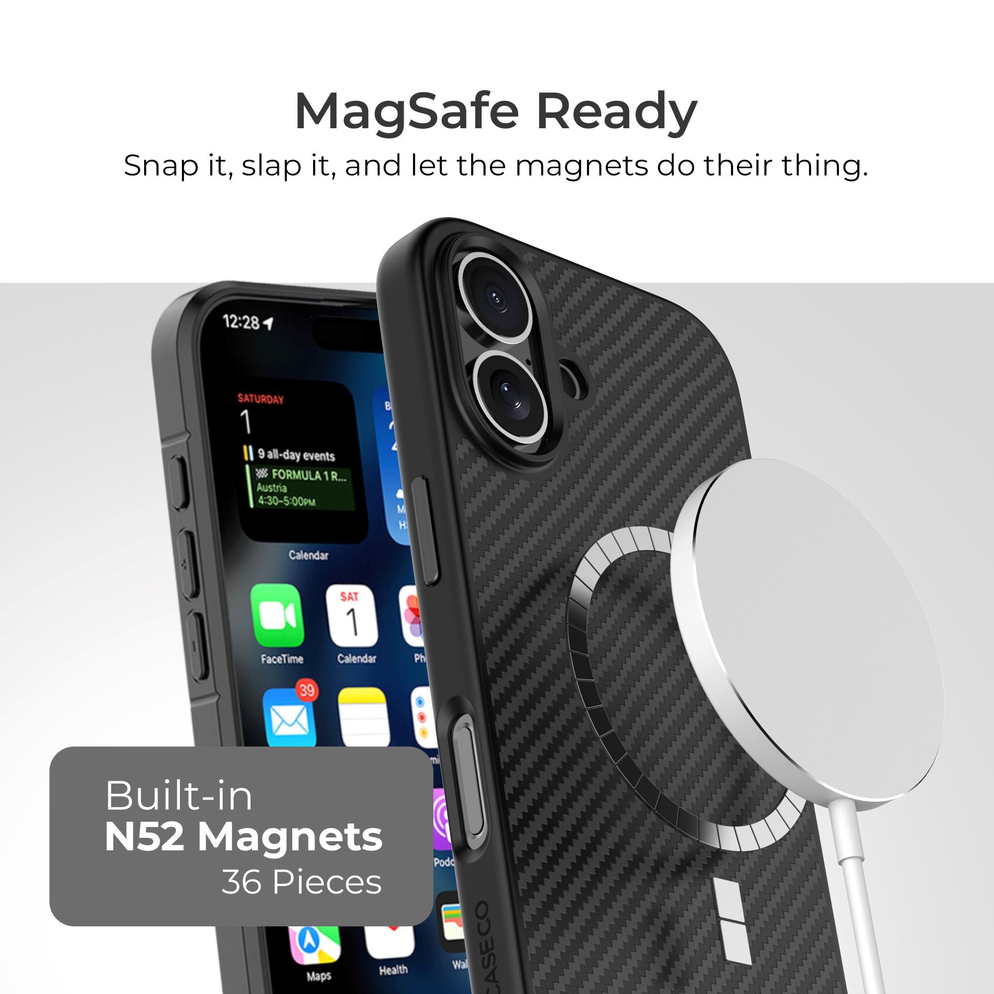 iPhone 16 Aramid Fiber Military-Grade Protective Case