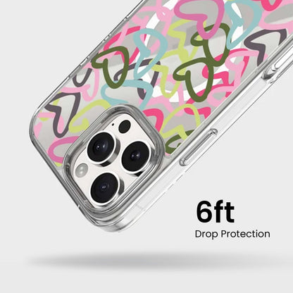 iPhone 16 Pro Clear Case - Graffiti Design
