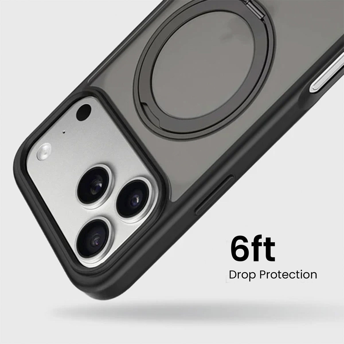 iPhone 17 Pro Max Frost Case with 360 MagSafe Kickstand