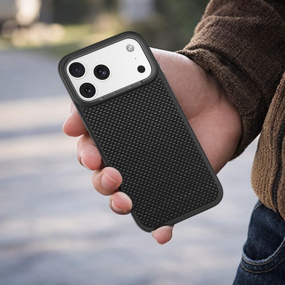 iPhone 17 Pro Aramid Fiber Weave Pattern Case