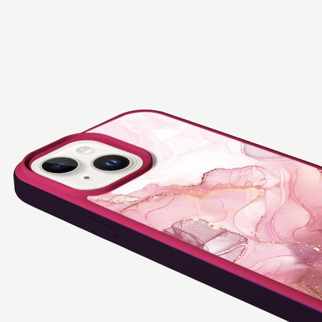 MagSafe iPhone 14 Plus Pink Marble Case