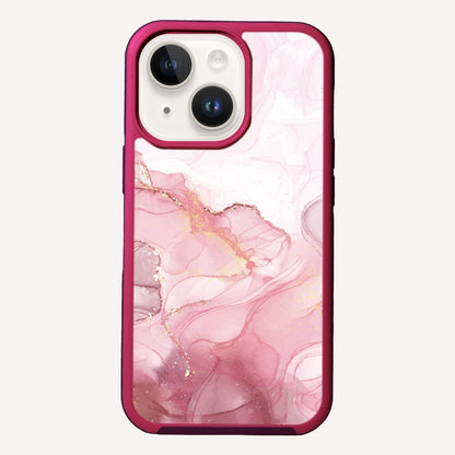 MagSafe iPhone 14 Plus Pink Marble Case