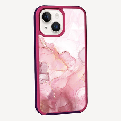 MagSafe iPhone 14 Plus Pink Marble Case