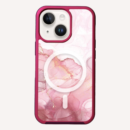 MagSafe iPhone 13 Pink Marble Case