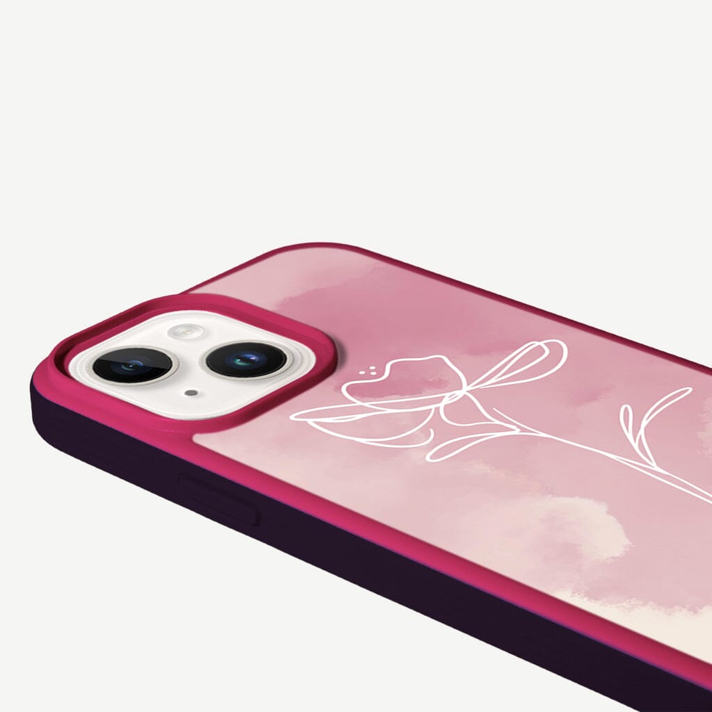 MagSafe iPhone 13 Pink Flower Case