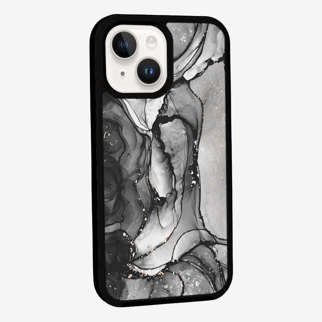 MagSafe iPhone 14 Plus Black Marble Case