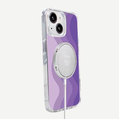 MagSafe iPhone 14 Purple Wave Case