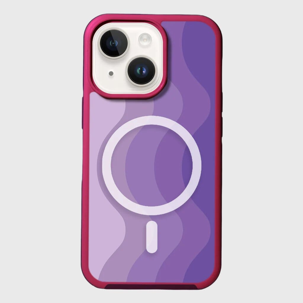 MagSafe iPhone 13 Purple Wave Case