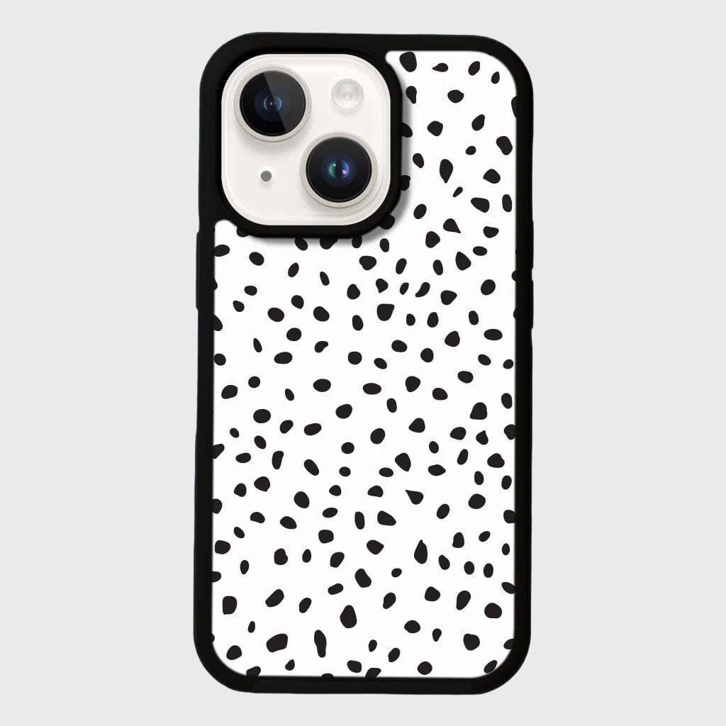 MagSafe iPhone 13 White Polka Dots Case