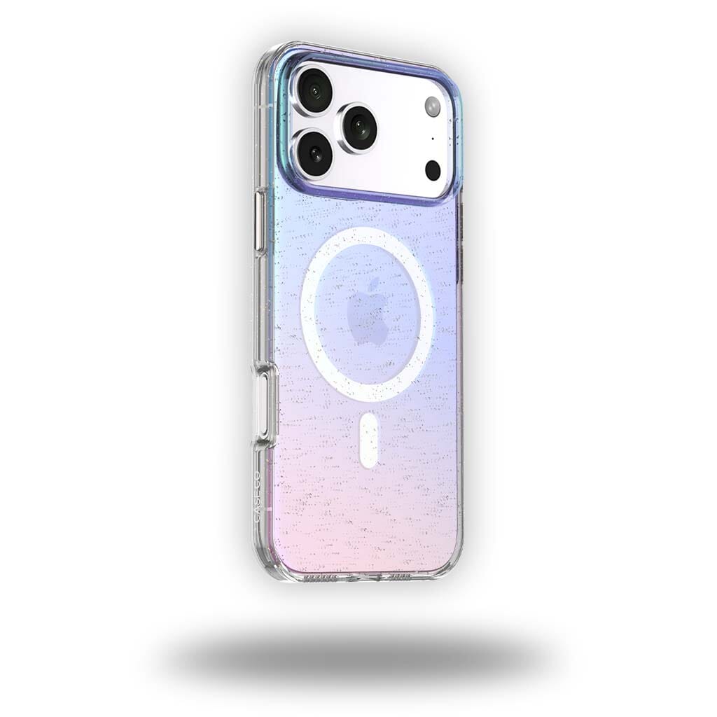 iPhone 17 Pro Max Anti-Yellow Glitter Clear Case with MagSafe