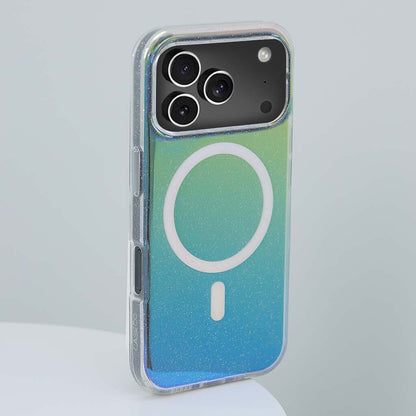 iPhone 17 Pro Max Anti-Yellow Glitter Clear Case with MagSafe