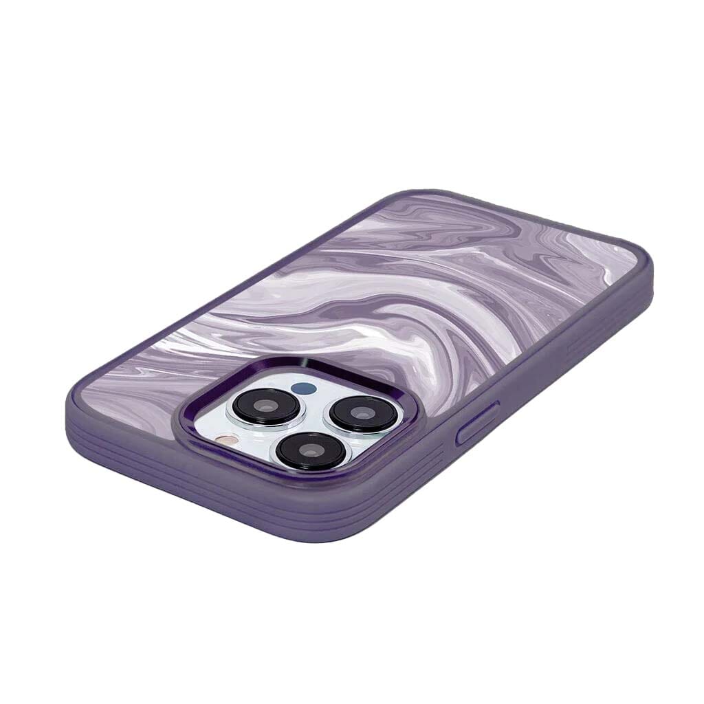 iPhone 15 Pro Case With MagSafe - Purple Swirl