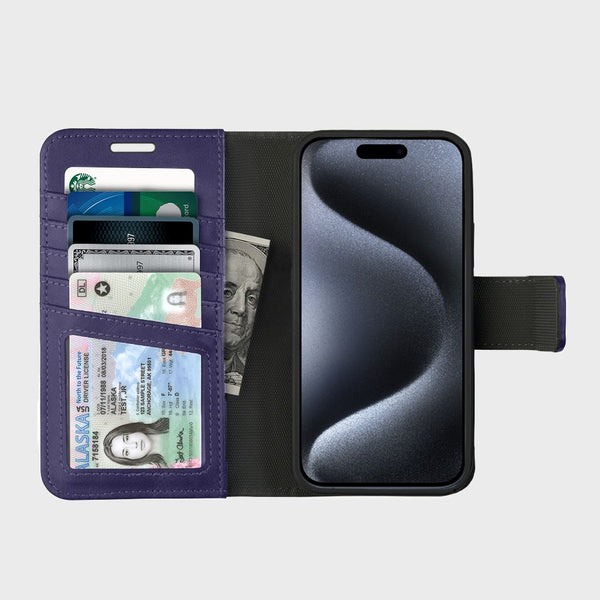 iPhone 15 Pro Max Wallet Case with MagSafe – 5th Ave Vegan Leather iPhone 15 Pro Max Wallet Case with MagSafe – 5th Ave Vegan Leather