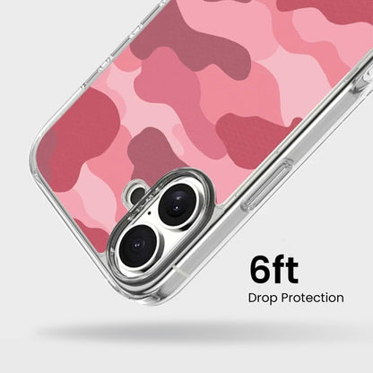 MagSafe iPhone 16 Pink Camo Case