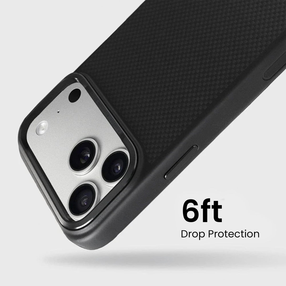 iPhone 18 Pro Max Aramid Fiber Weave Black Case