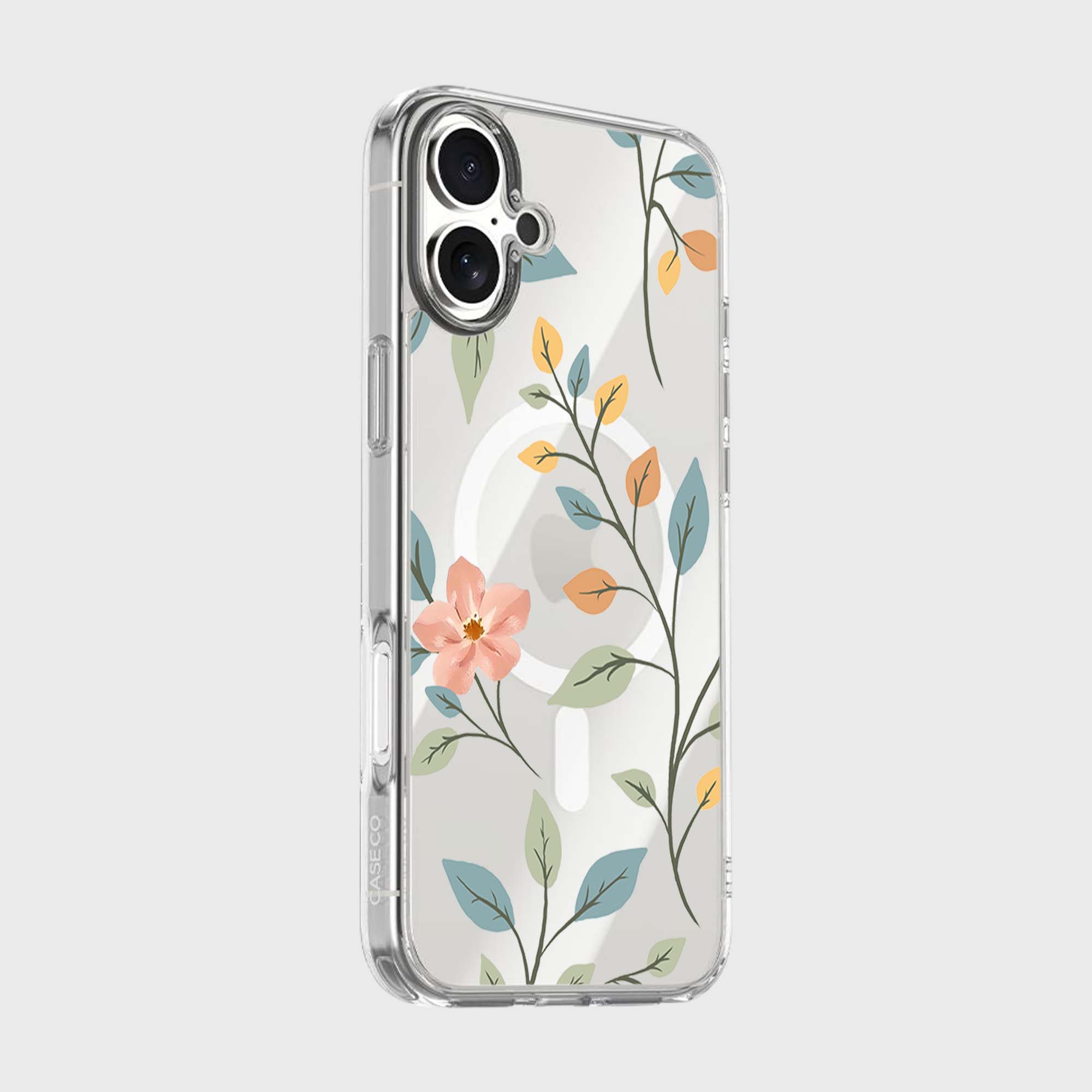 MagSafe iPhone 17 Easter Floral Clear Case