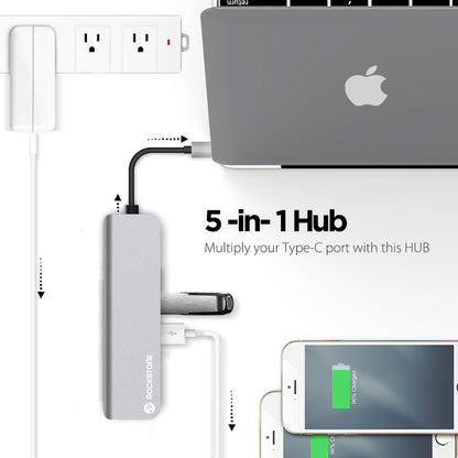 Rockstone USB-C 5-in-1 Hub