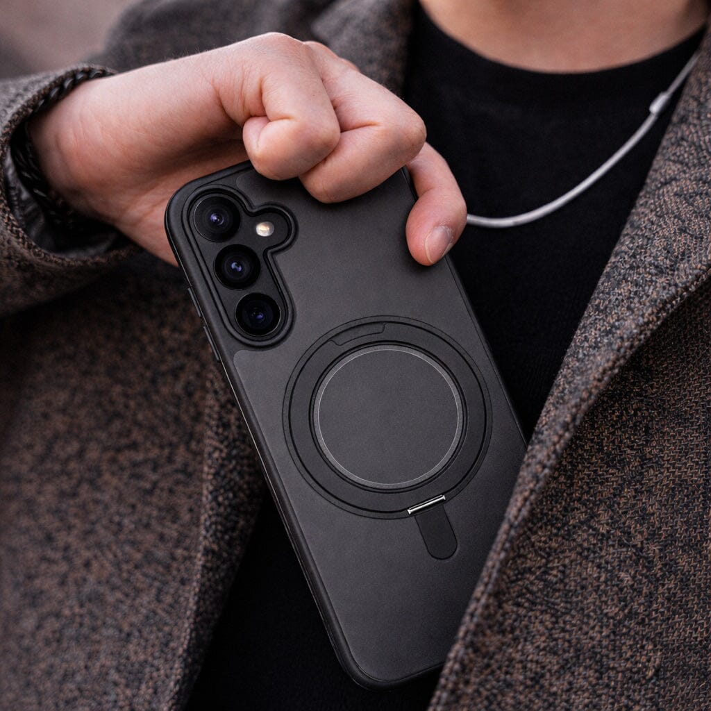 Samsung Galaxy S25 Hybrid Case With Built-in MagSafe Ring Holder