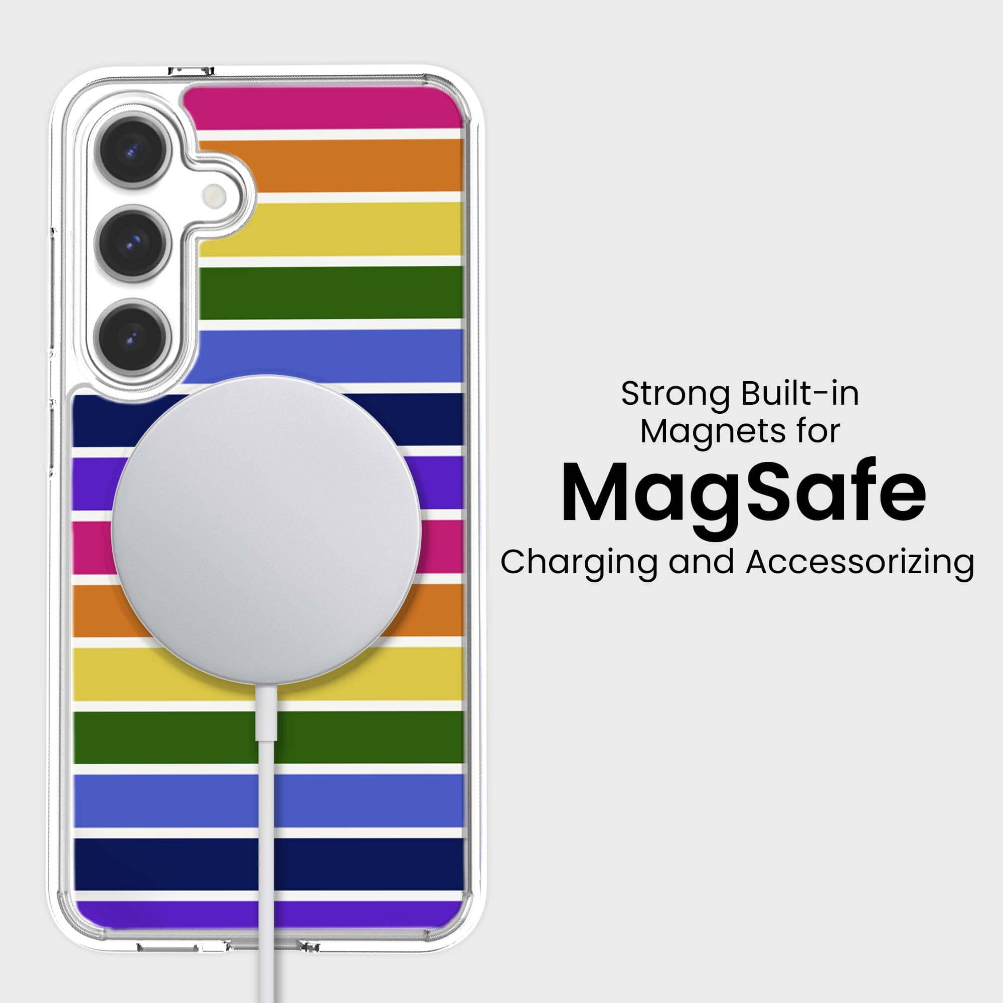 Samsung Galaxy S26 Clear Design Case - Pride