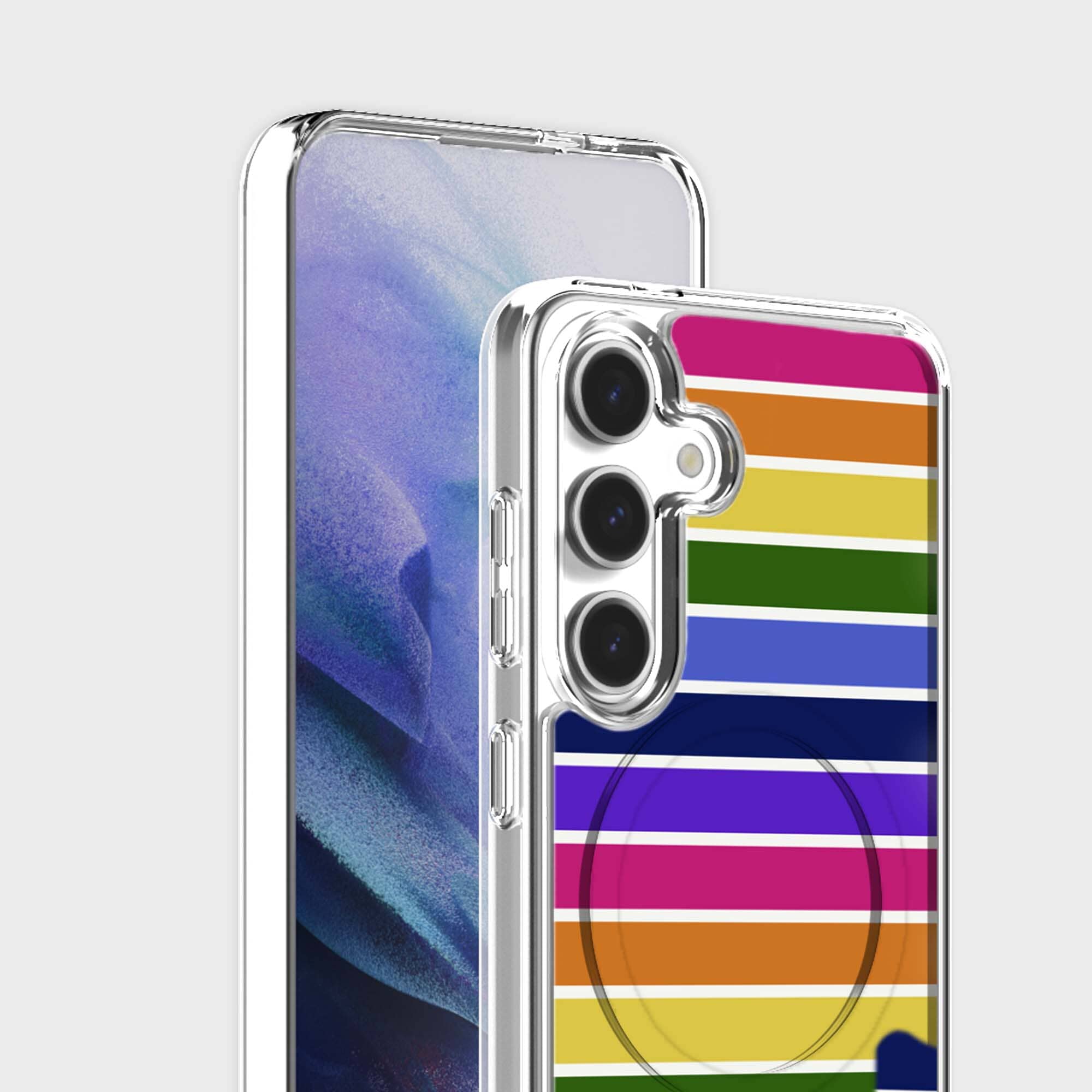 Samsung Galaxy S26 Clear Design Case - Pride